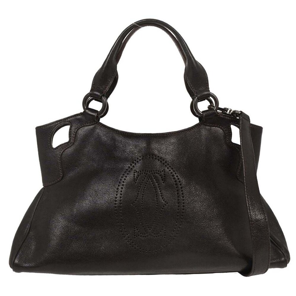 Cartier Black Marcello 2way Handbag View 3